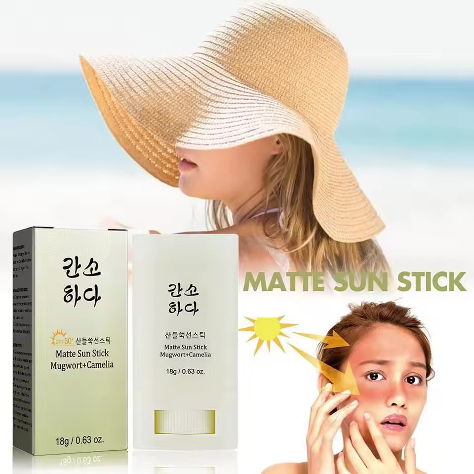 Crème Solaire Mat SPF50+ Visage & Corps – Protection UV, Hydratante & Imperméable 18g