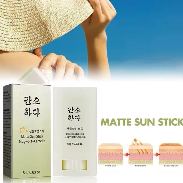 Crème Solaire Mat SPF50+ Visage & Corps – Protection UV, Hydratante & Imperméable 18g